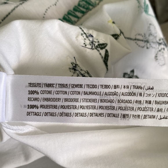 Twin-set embroidery/beads/ribbons white boxy fit T-Shirt - Picture 15 of 17